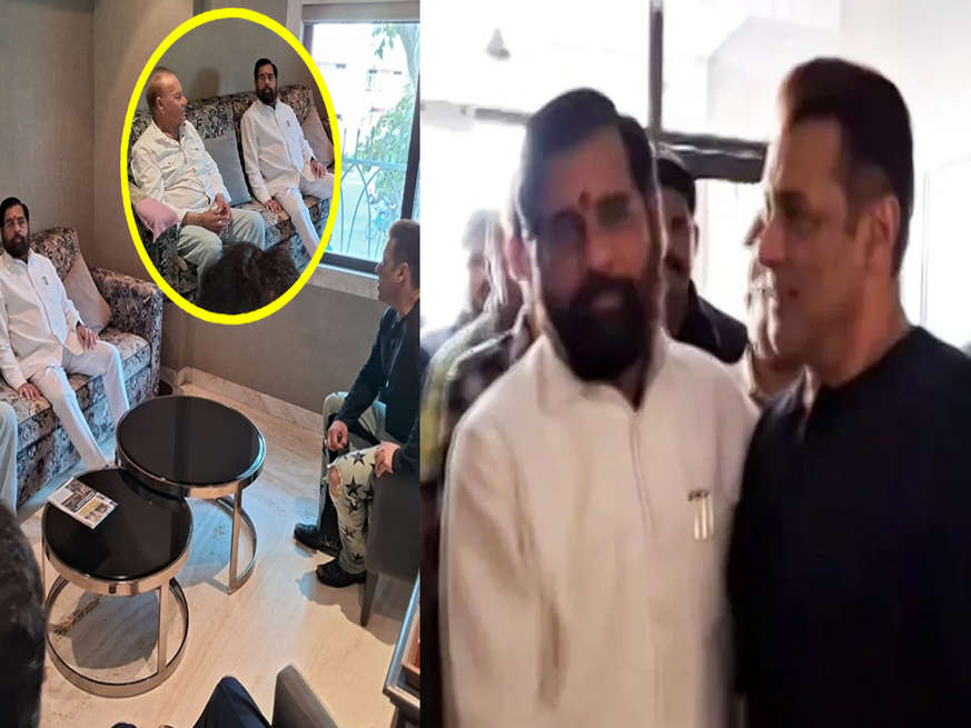 Salman Khan के घर हुई गोलीबारी के बाद एक्टर से मिलने पहुंचे CM एकनाथ शिंदे, बोले 'हम उनके गैंग को मिट्टी में...' 