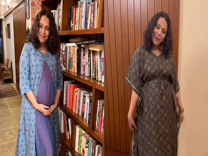Swara Bhaskar ने जमकर फ्लौन्ट किया अपना बेबी बंप, चेहरे पर छलक रही थी माँ बनने की ख़ुशी 