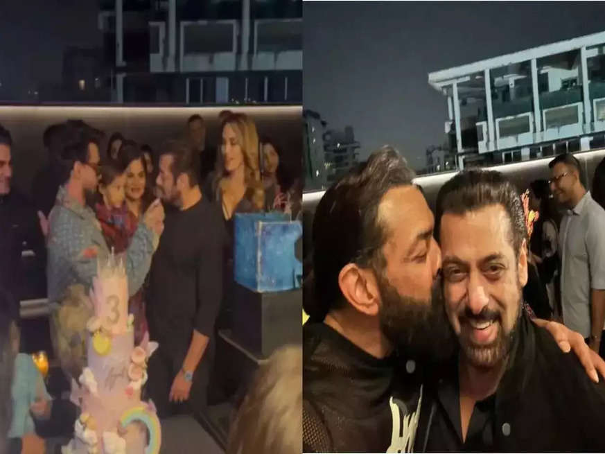 कुछ ऐसा रहा Salman Khan के 58वें जन्मदिन का जश्न, भाईजान ने भांजी संग काटा केक, इस एक्टर ने गालों पर दे डाली पप्पी 